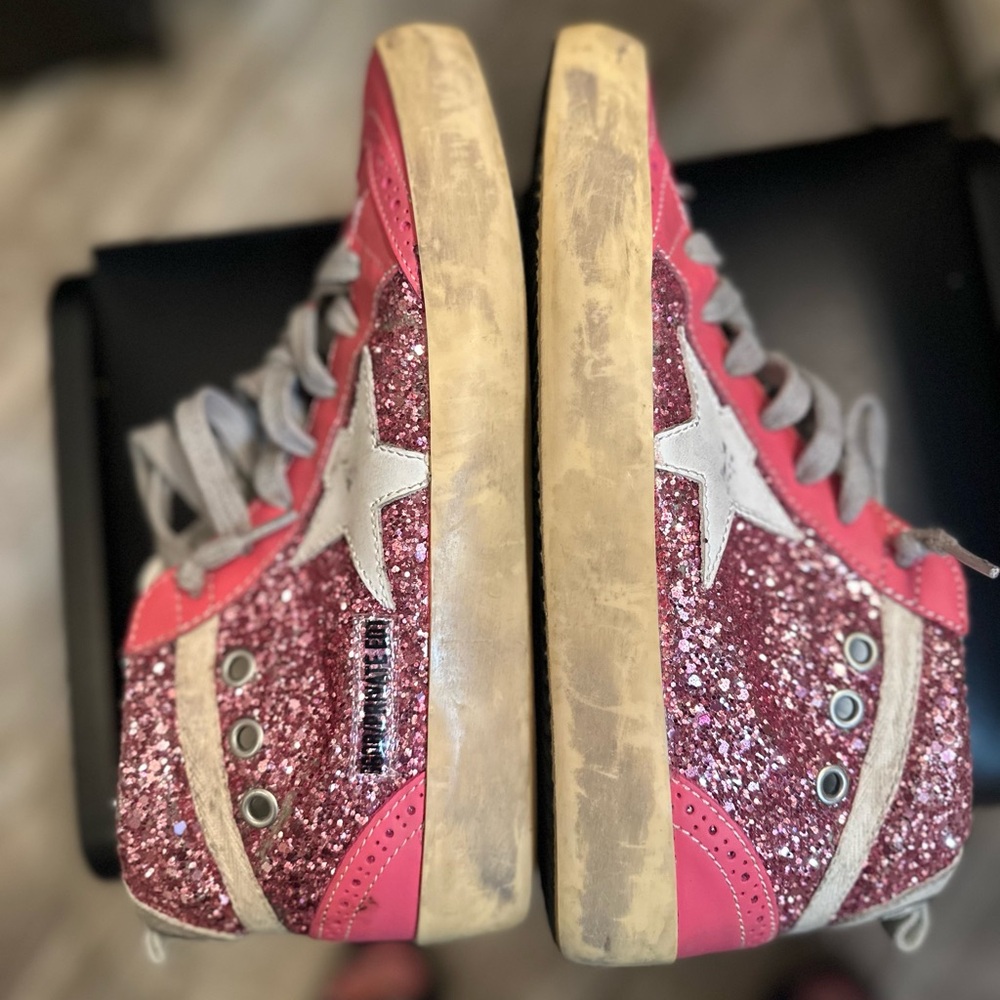 Golden Goose Barbie Pink Midstars.  Size 36